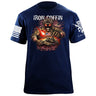 Iron Coffin T-Shirt Shirts 88126-S-NAVY