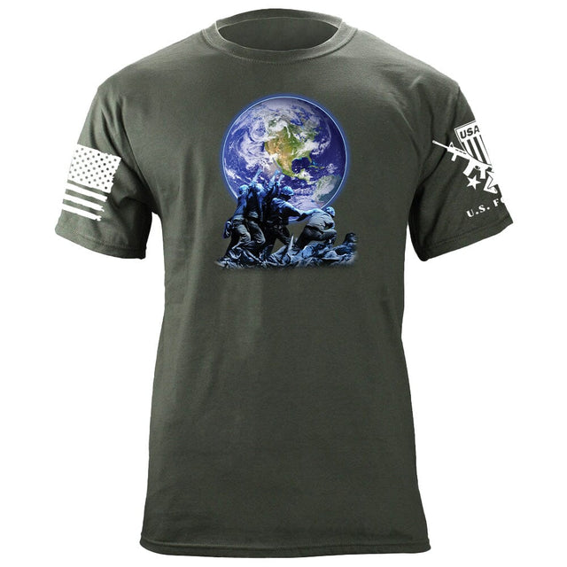 Iwo Jima Earth T-Shirt Shirts 87108-S-MG