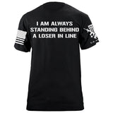 Standing Behind a Loser T-Shirt Shirts 88035-S-BK