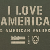 I Love America T-Shirt Shirts 