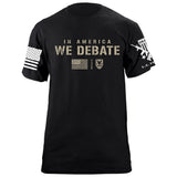 In America We Debate T-Shirt Shirts 87336-S-BK