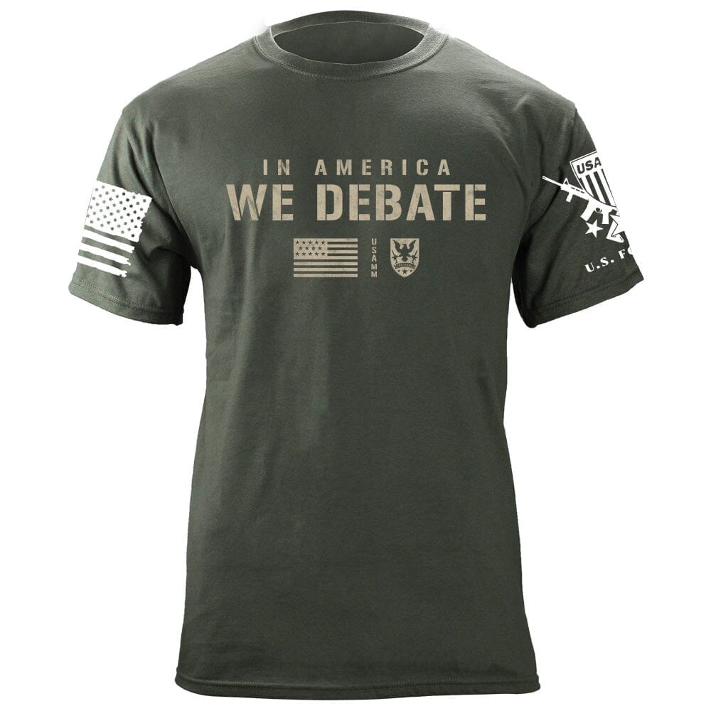 In America We Debate T-Shirt Shirts 87336-S-MG