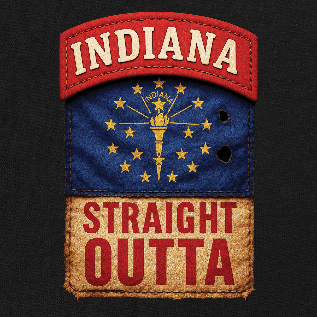 State Tab Shirt: Indiana Shirts 