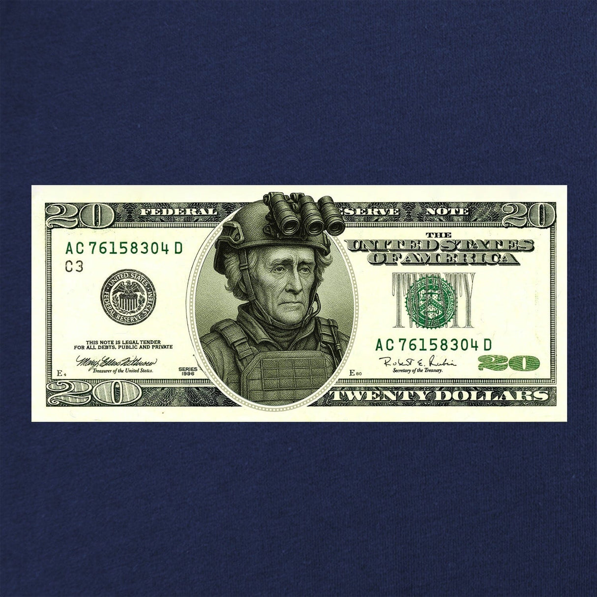 Jackson 20 Dollar Bill T-Shirt Shirts 