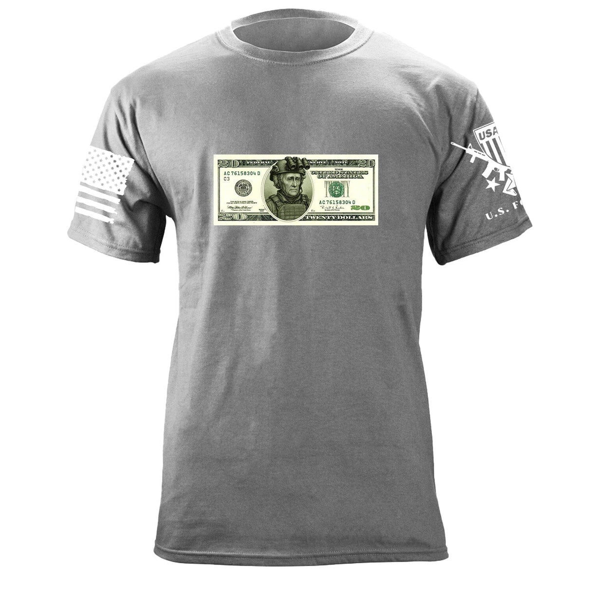 Jackson 20 Dollar Bill T-Shirt Shirts 87357-S-HG