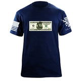 Jackson 20 Dollar Bill T-Shirt Shirts 87357-S-NAVY