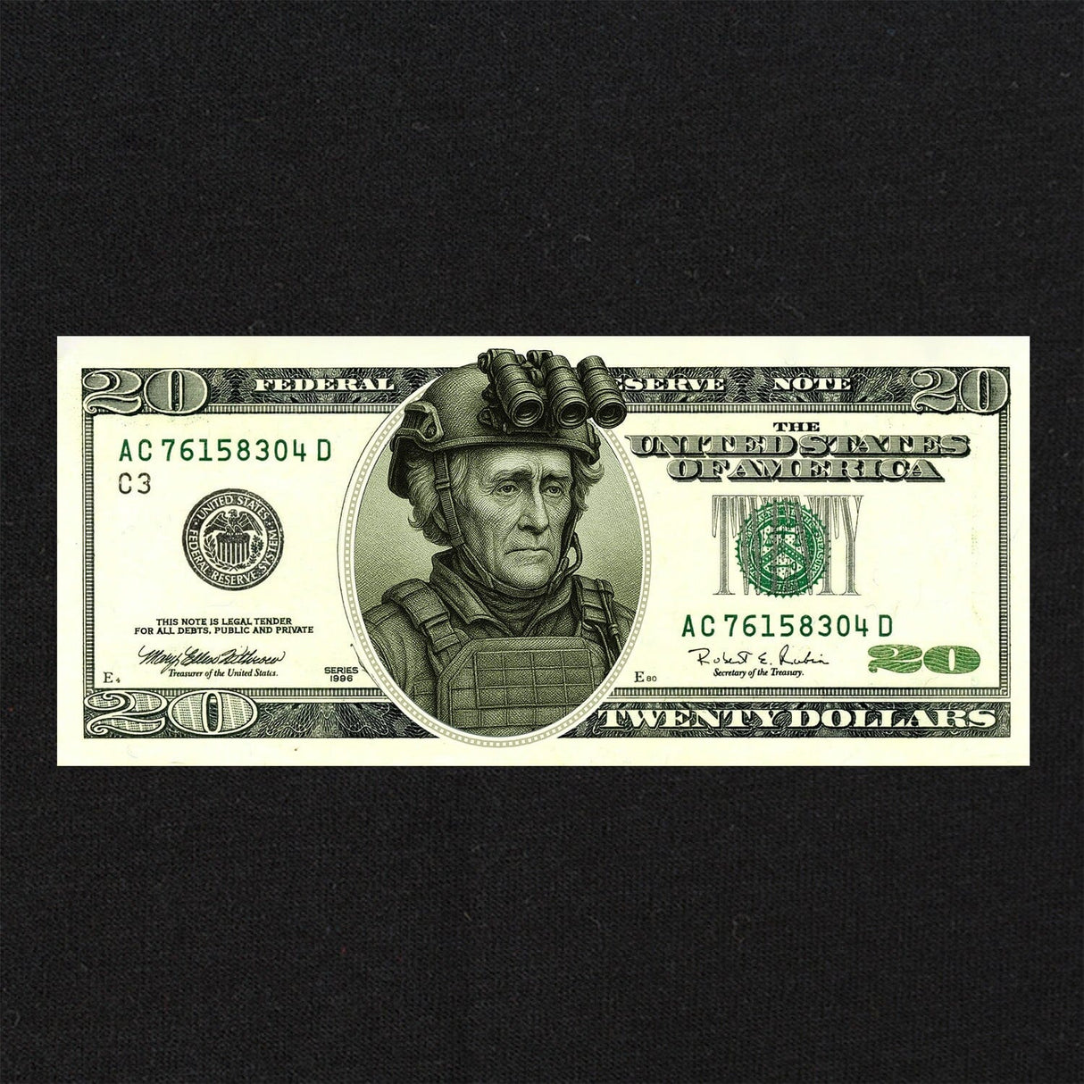 Jackson 20 Dollar Bill T-Shirt Shirts 