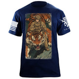 Tiger Rider T-Shirt Shirts 88127-S-NAVY