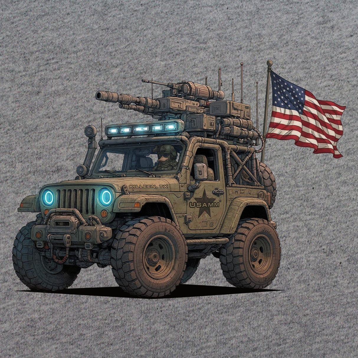 Jeep Flag T-Shirt Shirts 