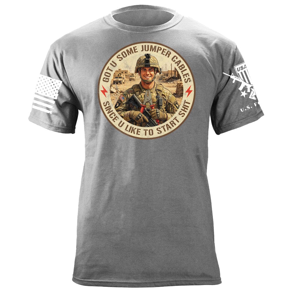 Jumper Cables T-Shirt Shirts 88036-S-HG