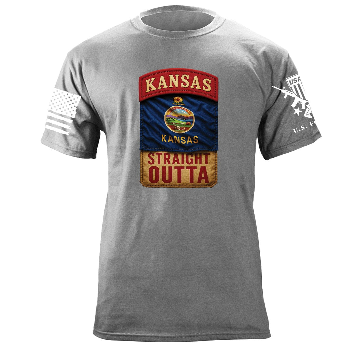 State Tab Shirt: Kansas Shirts 86403-S-HG
