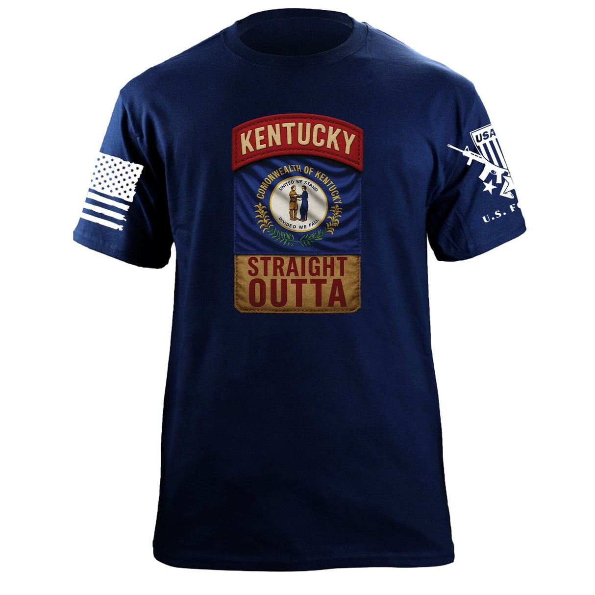 State Tab Shirt: Kentucky Shirts 86404-S-NAVY