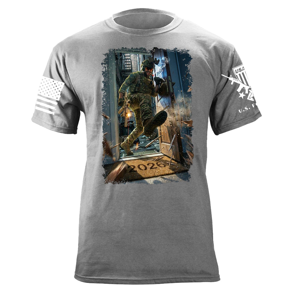 2026 Door Kicker T-Shirt Shirts 87442-S-HG