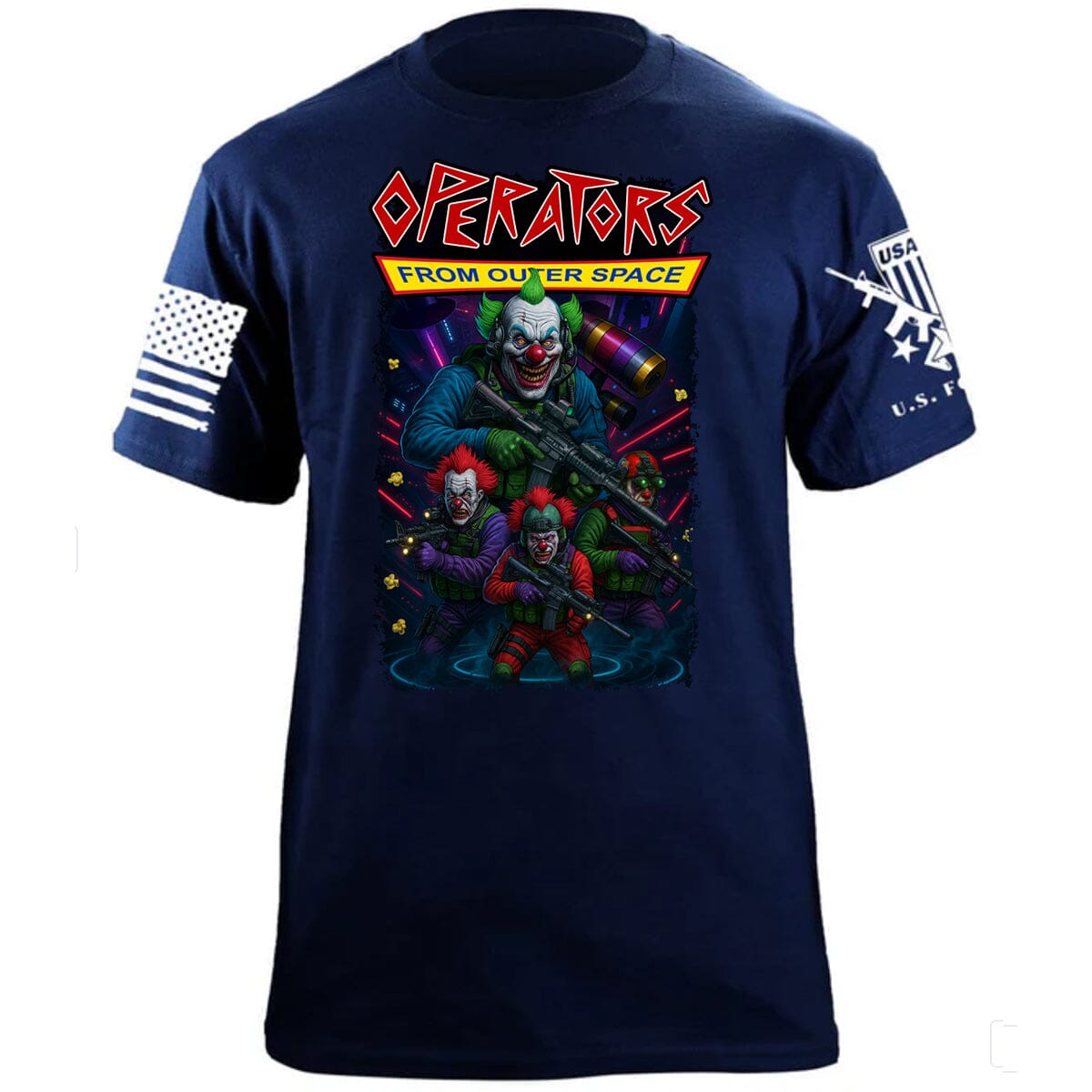 Operator Clowns T-Shirt Shirts 87313-S-NAVY