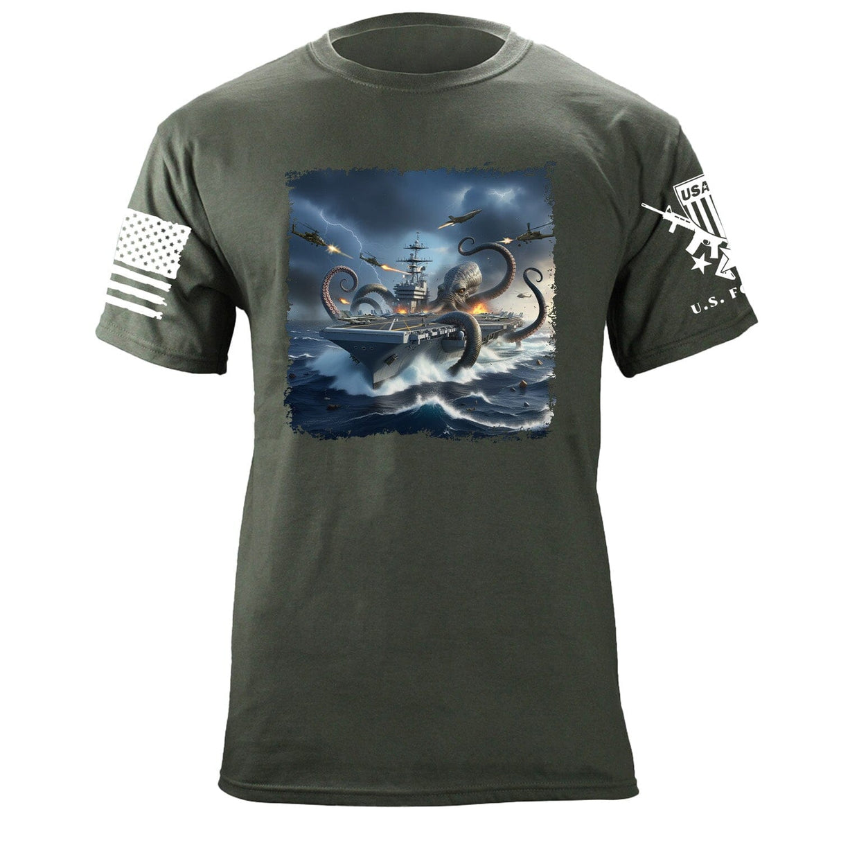 Kraken T-Shirt Shirts 87432-S-MG