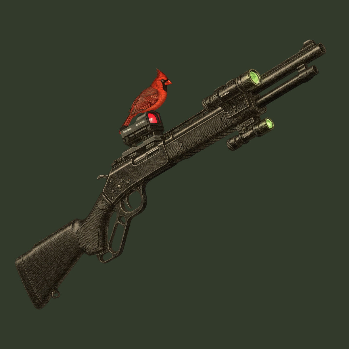 Lever Action Cardinal Hoodie