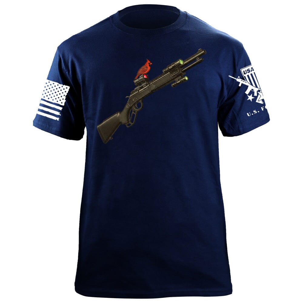 Lever Action Cardinal T-Shirt Shirts 87314-S-NAVY
