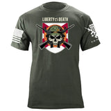 Liberty or Death Florida Skull T-Shirt Shirts 87016-S-MG