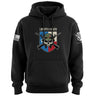 Liberty or Death Texas Skull Hoodie Hoodies 100144-S-BK