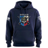 Liberty or Death Texas Skull Hoodie Hoodies 100144-S-NAVY