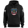 Liberty or Death USA Skull Shield Hoodie Hoodies 100145-S-BK