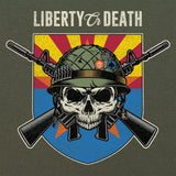 Liberty or Death Arizona Skull Hoodie