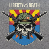 Liberty or Death Arizona Skull Hoodie