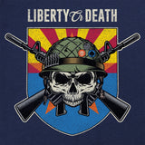 Liberty or Death Arizona Skull Hoodie