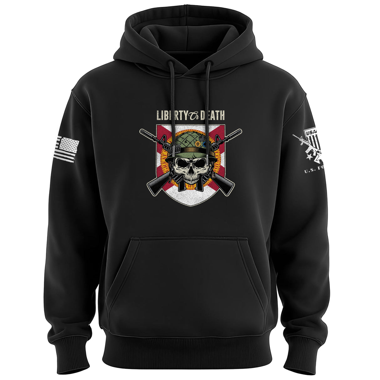 Liberty or Death Florida Skull Hoodie