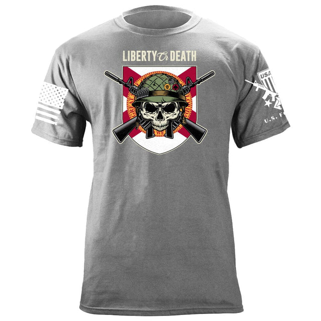 Liberty or Death Florida Skull T-Shirt Shirts 87016-S-HG
