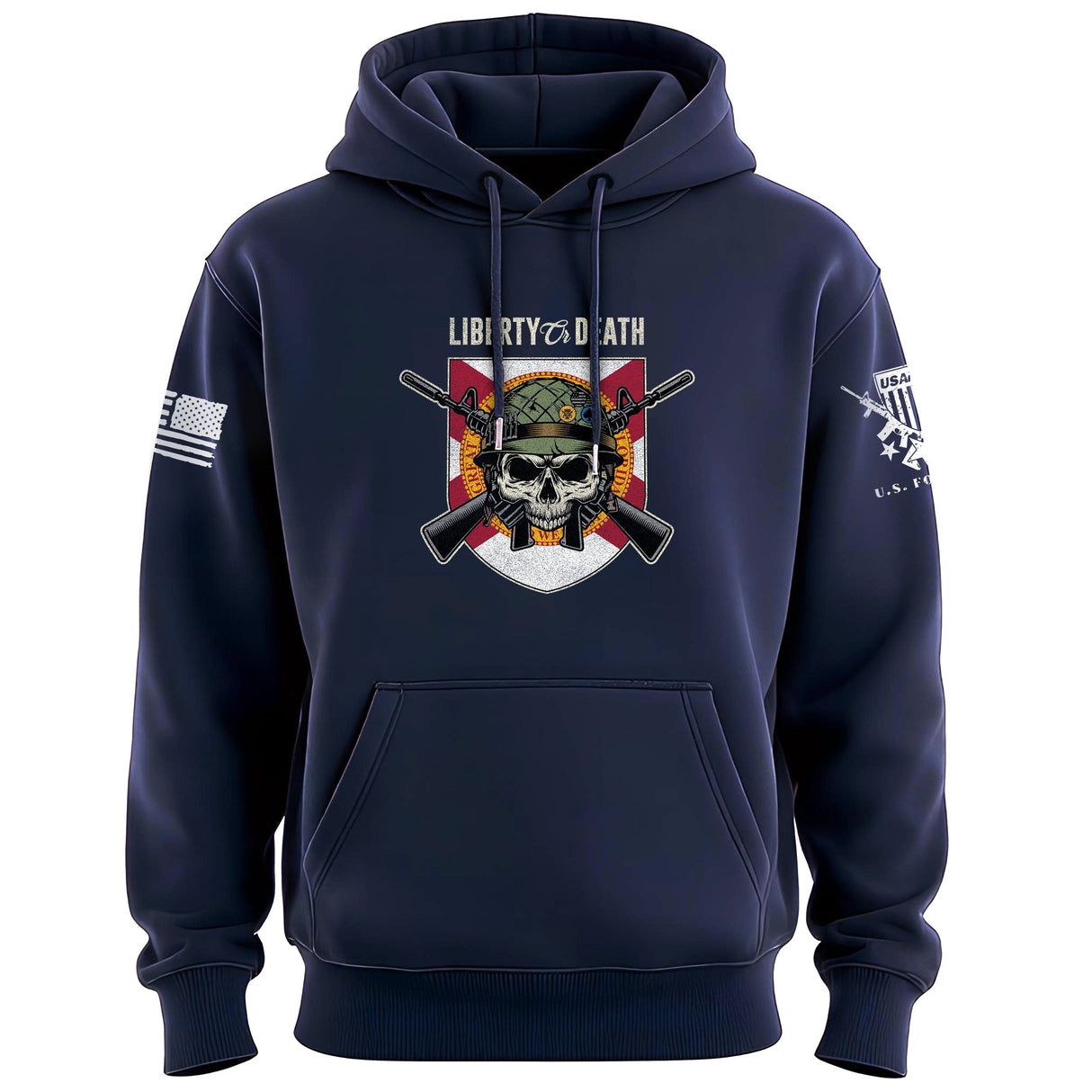 Liberty or Death Florida Skull Hoodie