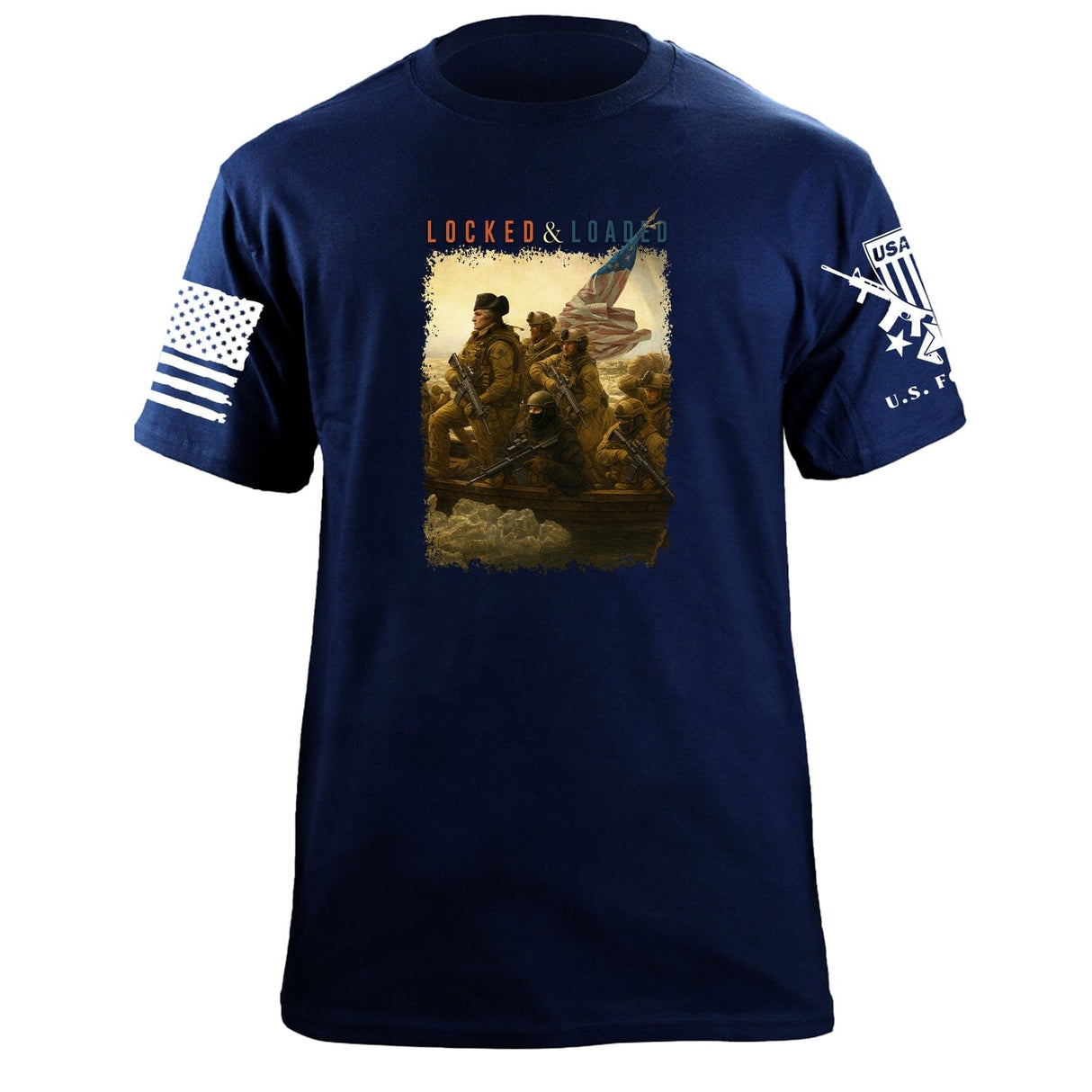 Locked and Loaded T-Shirt Shirts 87434-S-NAVY