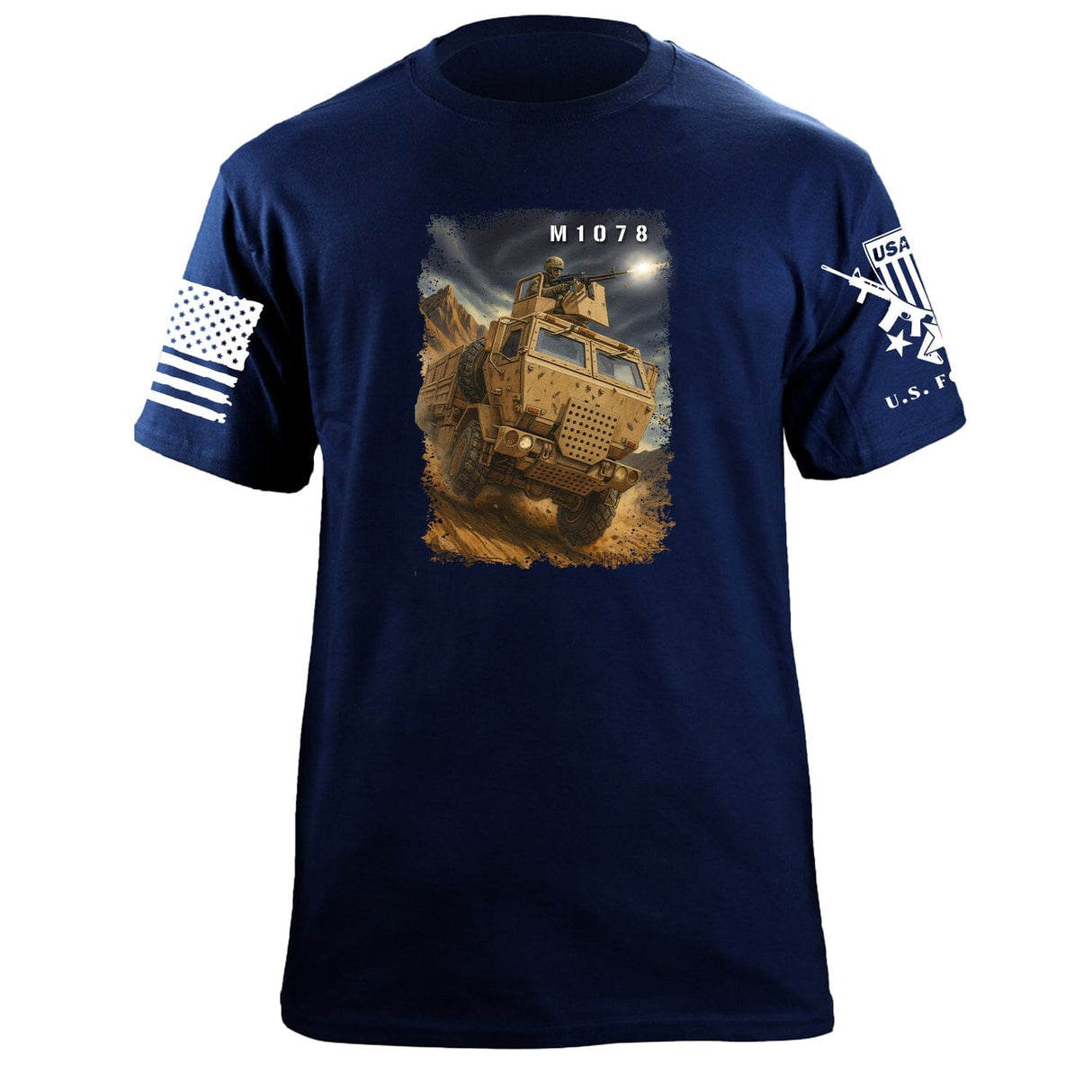 M1078 T-Shirt Shirts 87436-S-NAVY