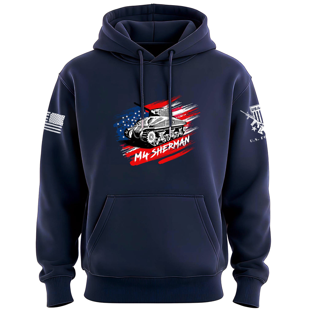 M4 Tank Flag Hoodie