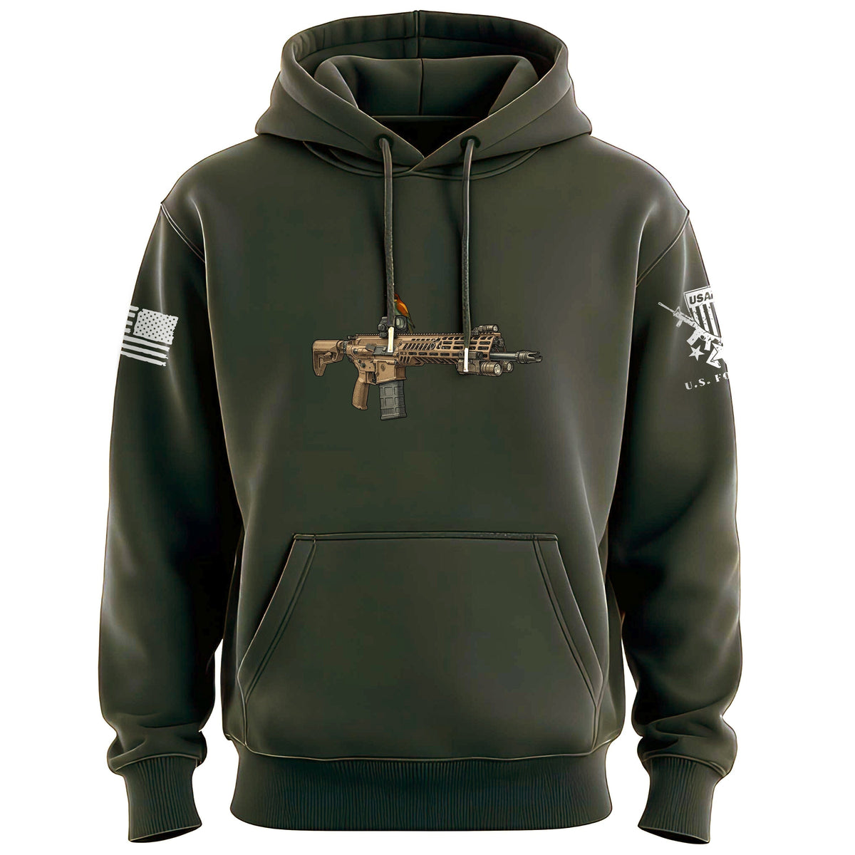 M7 Bird Hoodie Hoodies 100155-S-MG