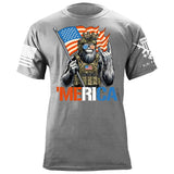 'Merica Squatch T-Shirt Shirts 88133-S-HG