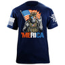 'Merica Squatch T-Shirt Shirts 88133-S-NAVY