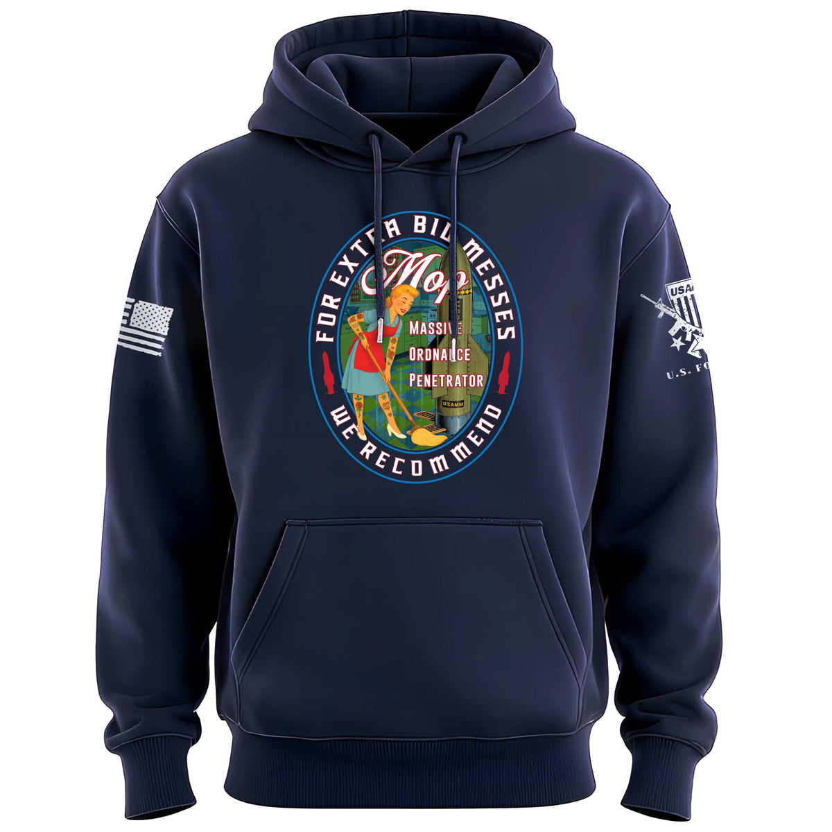MOP - For Extra Big Messes Hoodie Hoodies 100164-S-NAVY