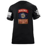 State Tab Shirt: Maine Shirts 86406-S-BK
