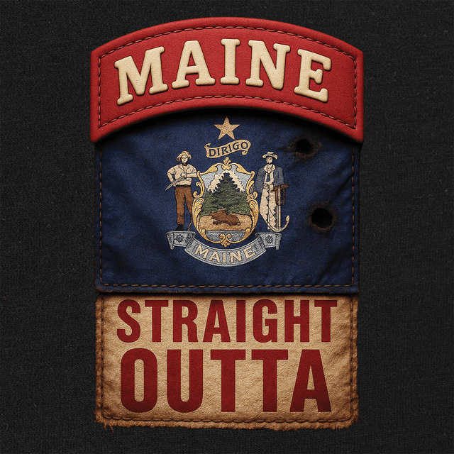 State Tab Shirt: Maine Shirts 