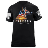 Malinois Freedom T-Shirt Shirts 88130-S-BK
