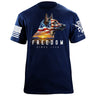 Malinois Freedom T-Shirt Shirts 88130-S-NAVY