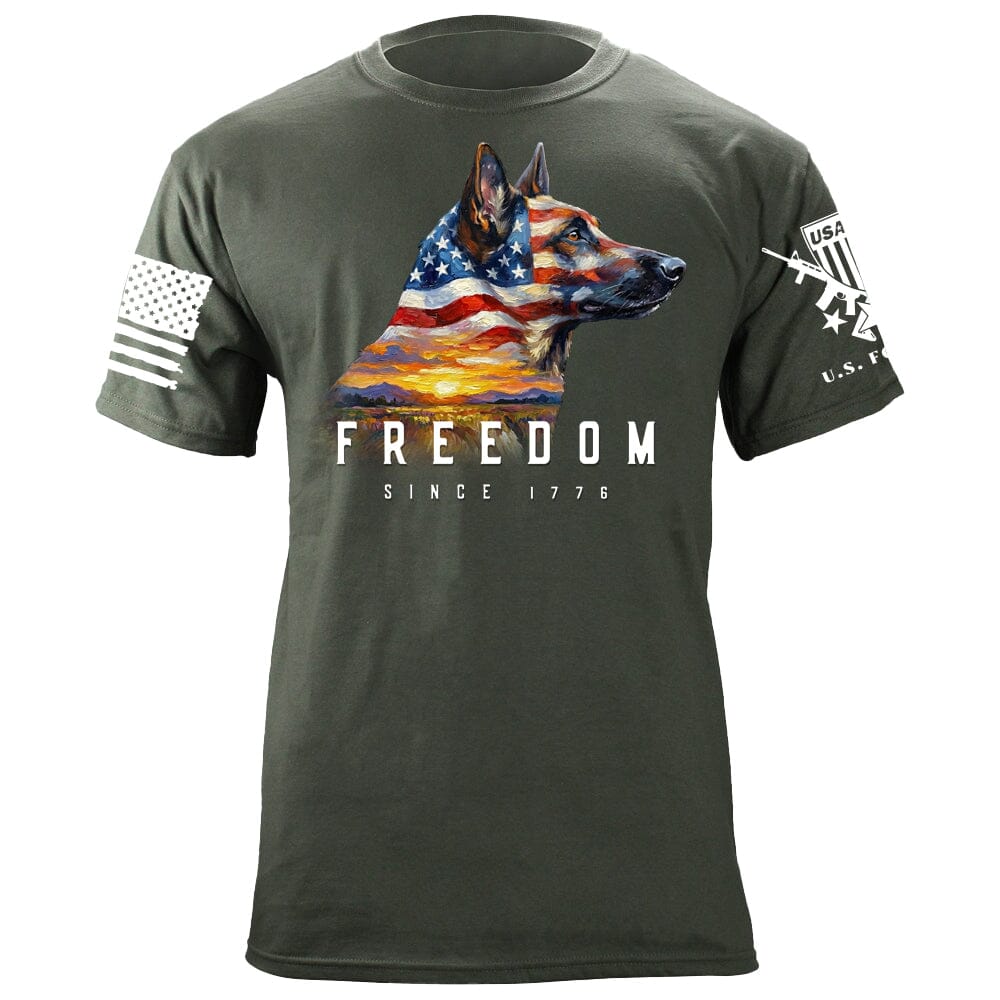 Malinois Freedom T-Shirt Shirts 88130-S-MG