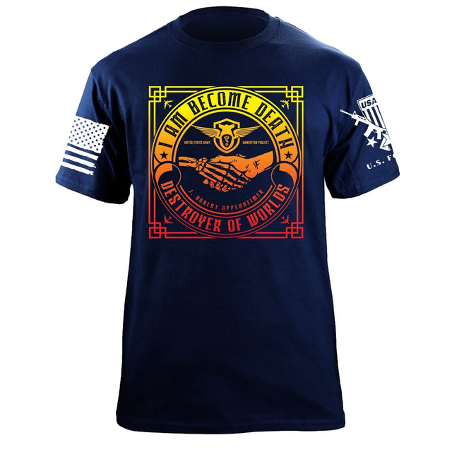 Manhattan Project T-Shirt Shirts 87215-S-NAVY