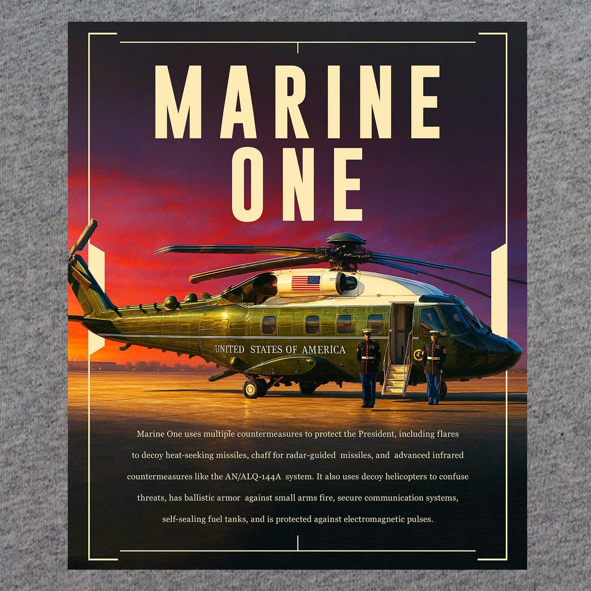 Marine One T-Shirt Shirts 