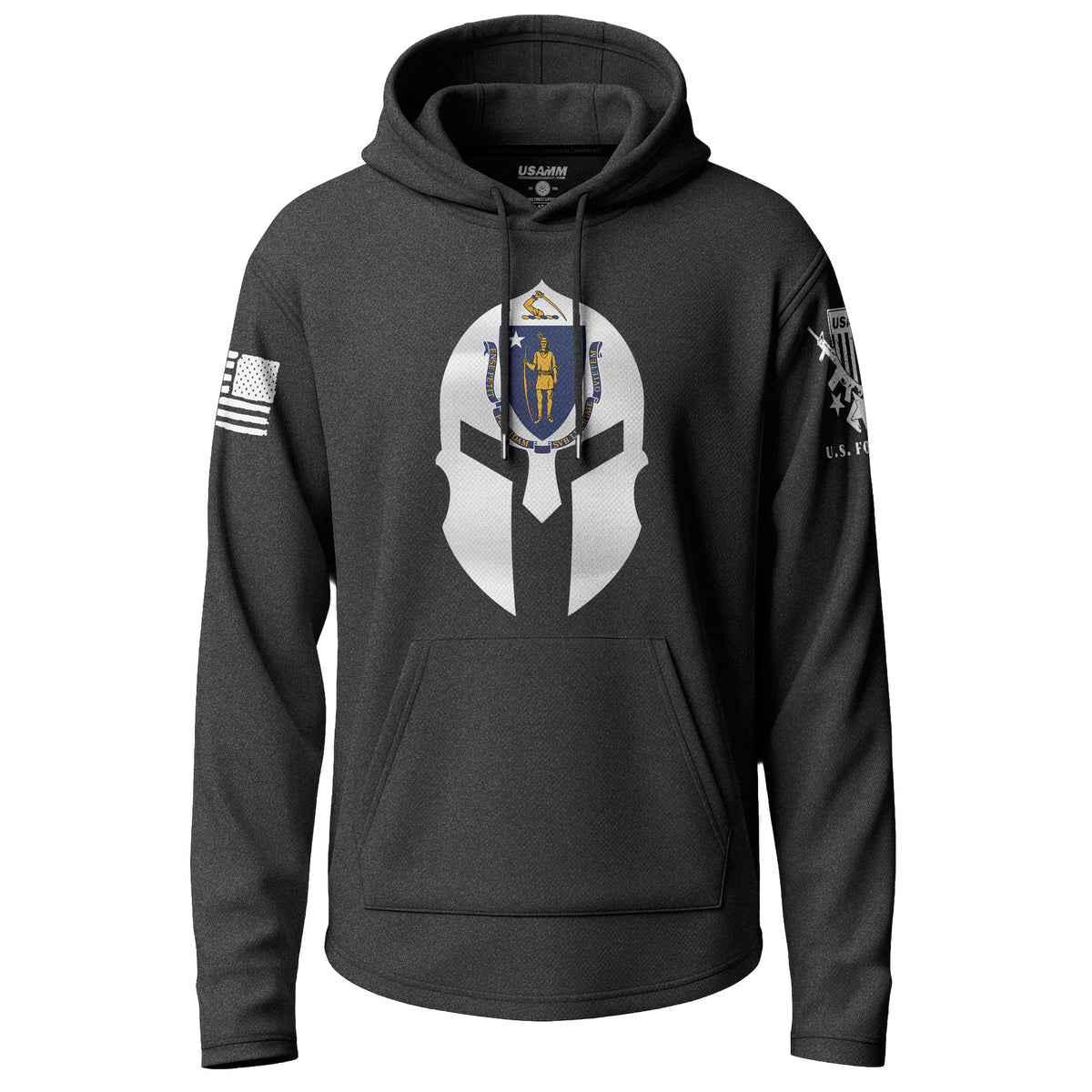 Massachusetts Spartan Lightweight Hoodie