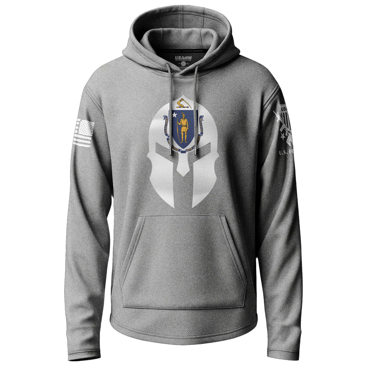 Massachusetts Spartan Lightweight Hoodie