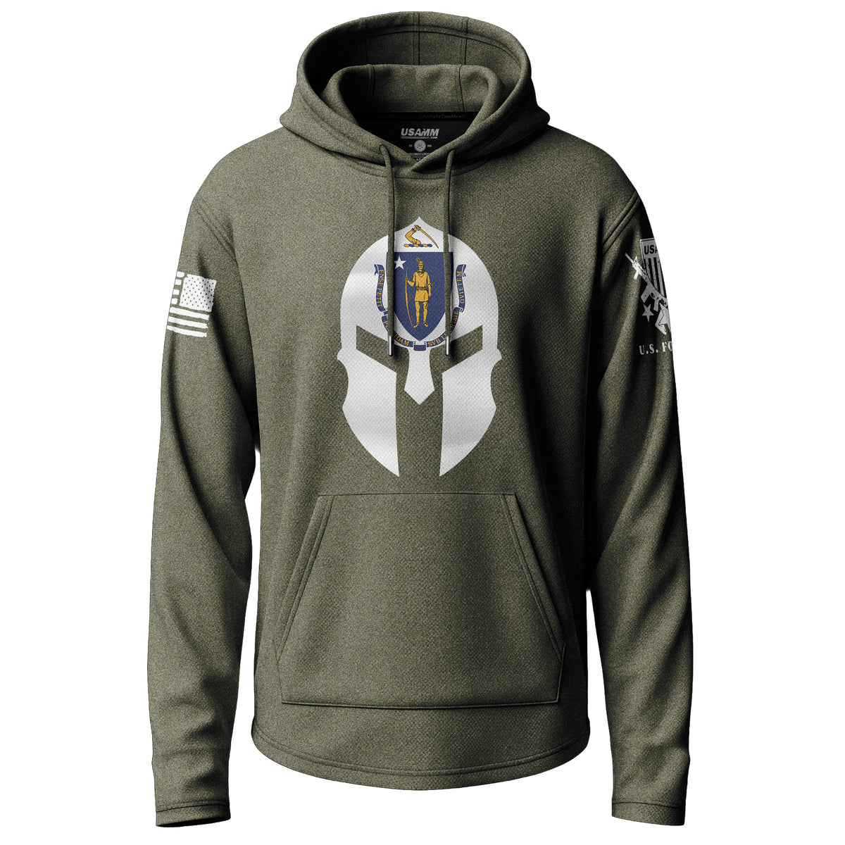 Massachusetts Spartan Lightweight Hoodie