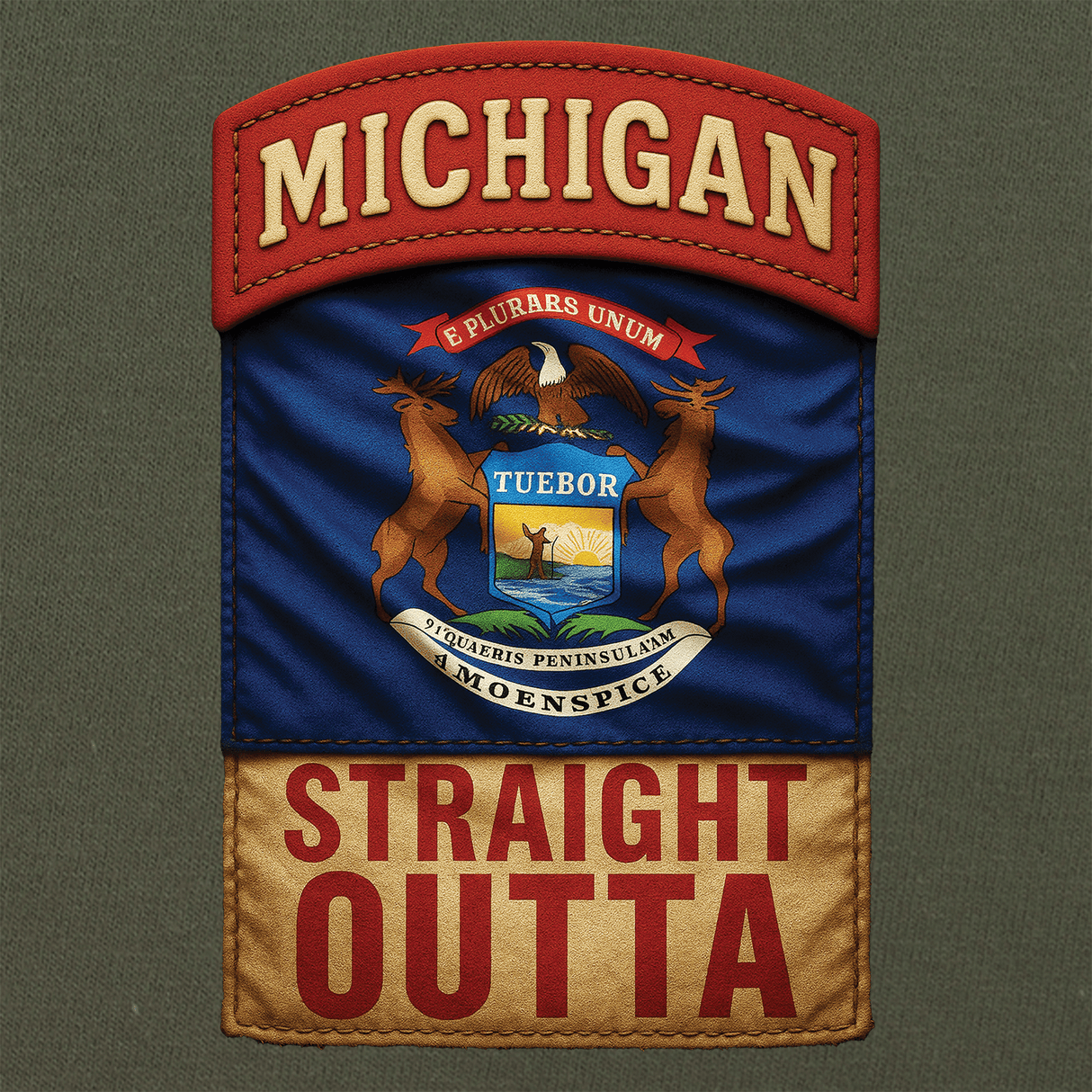 State Tab Shirt: Michigan Shirts 