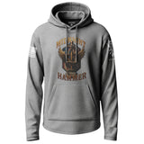 Midnight Hammer Snake - American Flag Lightweight Hoodie